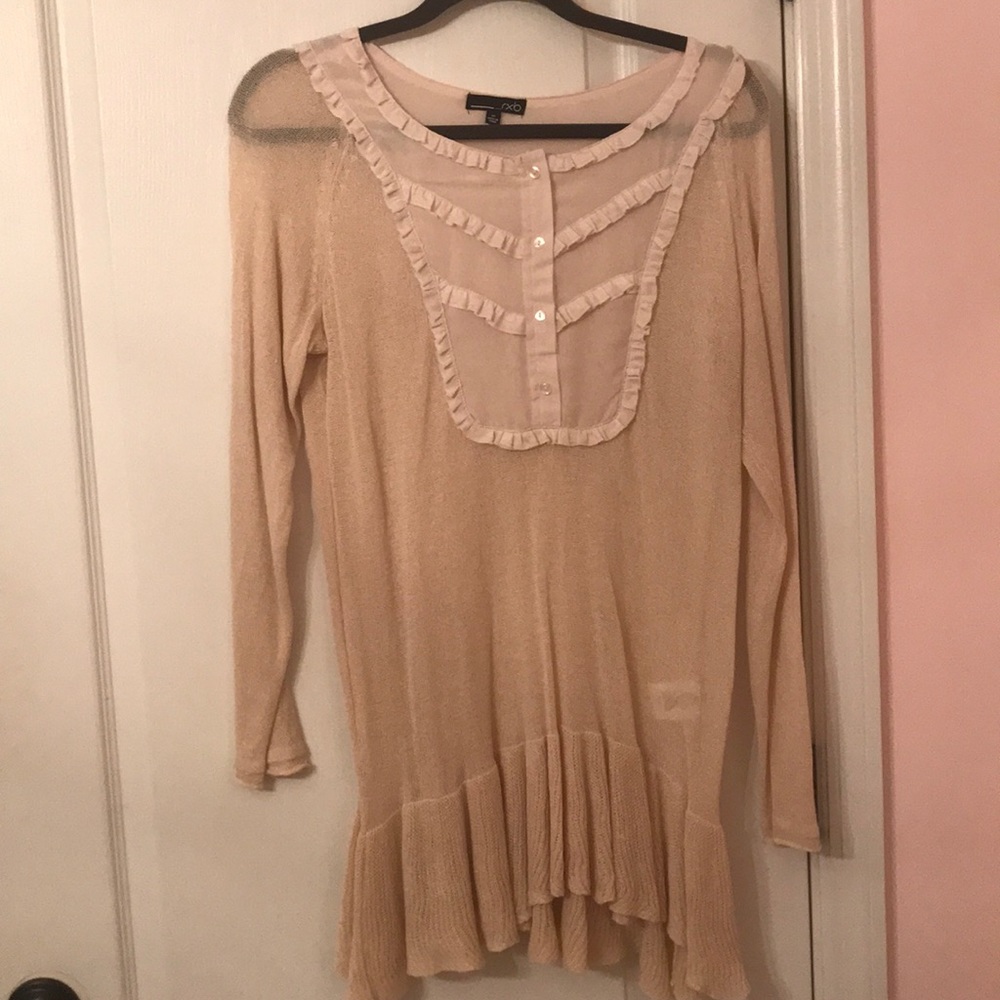 Cream sweater